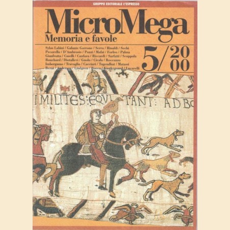 Memoria e favole, MicroMega, n. 5, dicembre-gennaio 2000