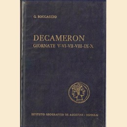 Boccaccio, Decameron, 2 voll.