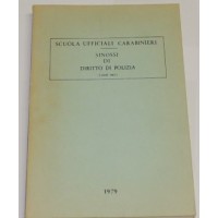 Scuola ufficiali carabinieri, Sinossi di diritto di polizia (corsi vari)