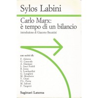 Sylos Labini, Carlo Marx: è tempo di un bilancio, con scritti di F. Adorno et al.