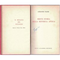 Plebe, Breve storia della retorica antica