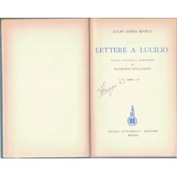 Seneca, Lettere a Lucilio. Libri I-VI, versione di B. Giuliano