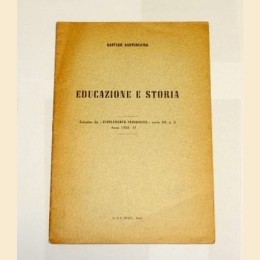 Santomauro, Educazione e storia