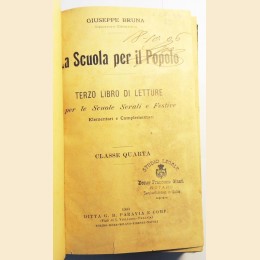 Bruna, La scuola per il popolo. Classe quarta + Giuseppe Bruna, La scuola per il popolo. Classe quinta