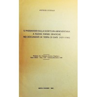 D’Itollo, Il passaggio dalla scrittura beneventana a nuove forme grafiche nei documenti di Terra di Bari (1071-1194)