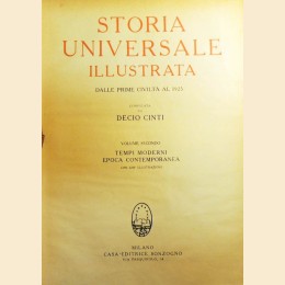 Cinti, Storia universale illustrata dalle prime civiltà al 1925, 2 voll.